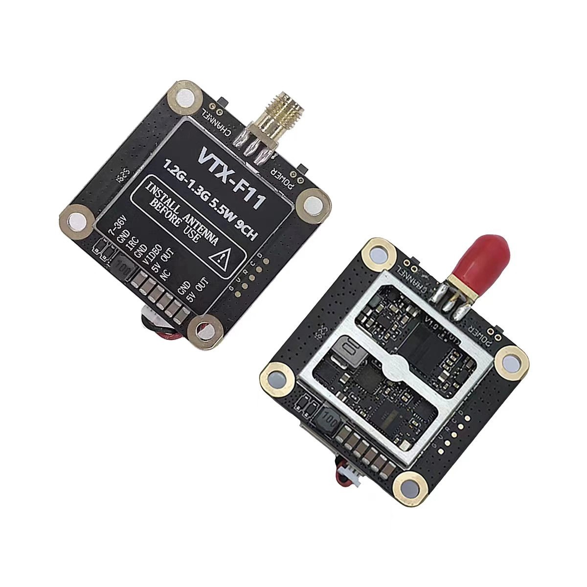 12G 13G 55W 9 Channel VTX Video Transmission Wireless Analog Long Range FPV Transmitter VTX F11 - Image 3