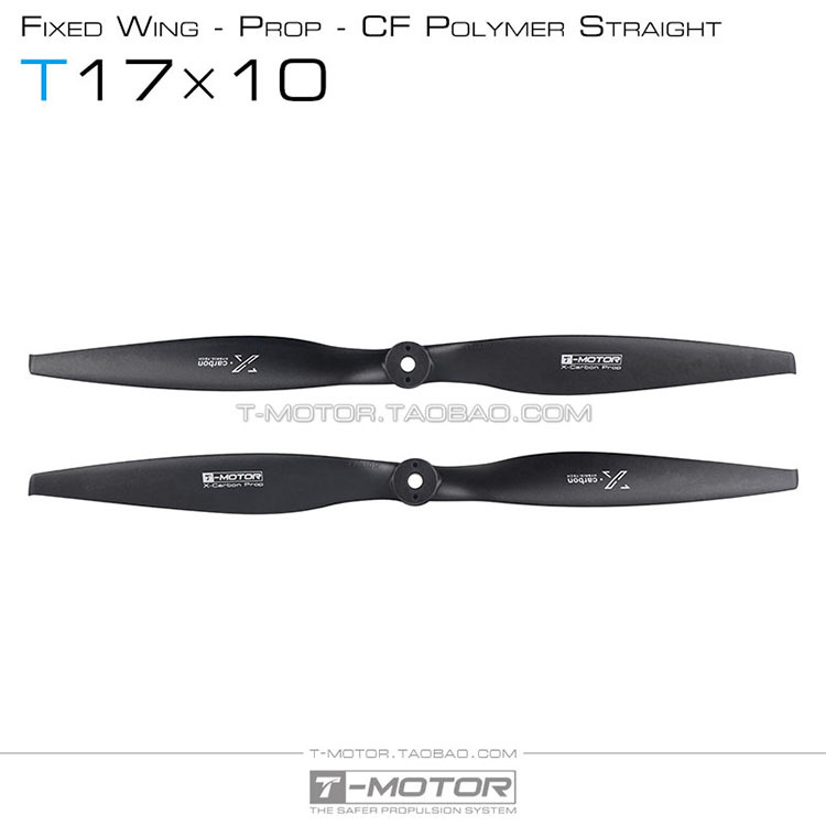 TMOTOR Fixed Wing Aircraft Propeller Forward Pull Backward Push Polymer Straight Paddle T17x10 - Image 2