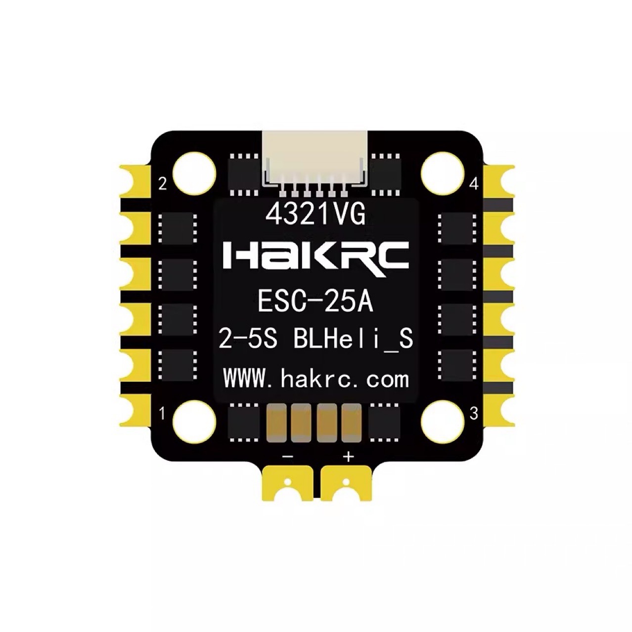 Hakrc Four In One Brushless ESC 8 Bit 32 Bit 3 6S 35A 40A 45A 60A BLHeli Firmware 20x20mm - Image 2