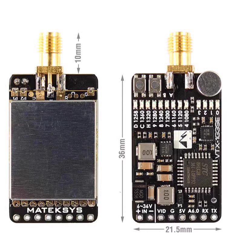 Matek 1.2/1.3 GHz Video-Sender VTX und Empfänger VRX-Kombi für FPV-Systeme, Modell ANT Y1240 - Image 2