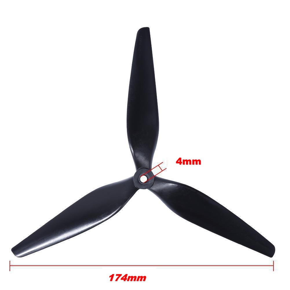 HQProp 9X4X3 9 Inch 9040 Three Blade Propeller X8 Blade Carbon Fiber Nylon for FPV Drone - Image 3