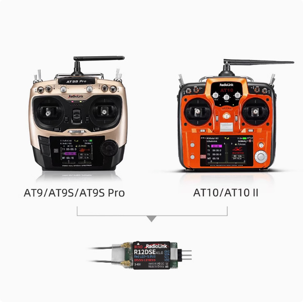 Ledi R12DSE Mini Receiver 12 Channels SBUS Signal Multi-Axis Fixed-Wing Car Boat AT9S PRO Compatible - Image 3
