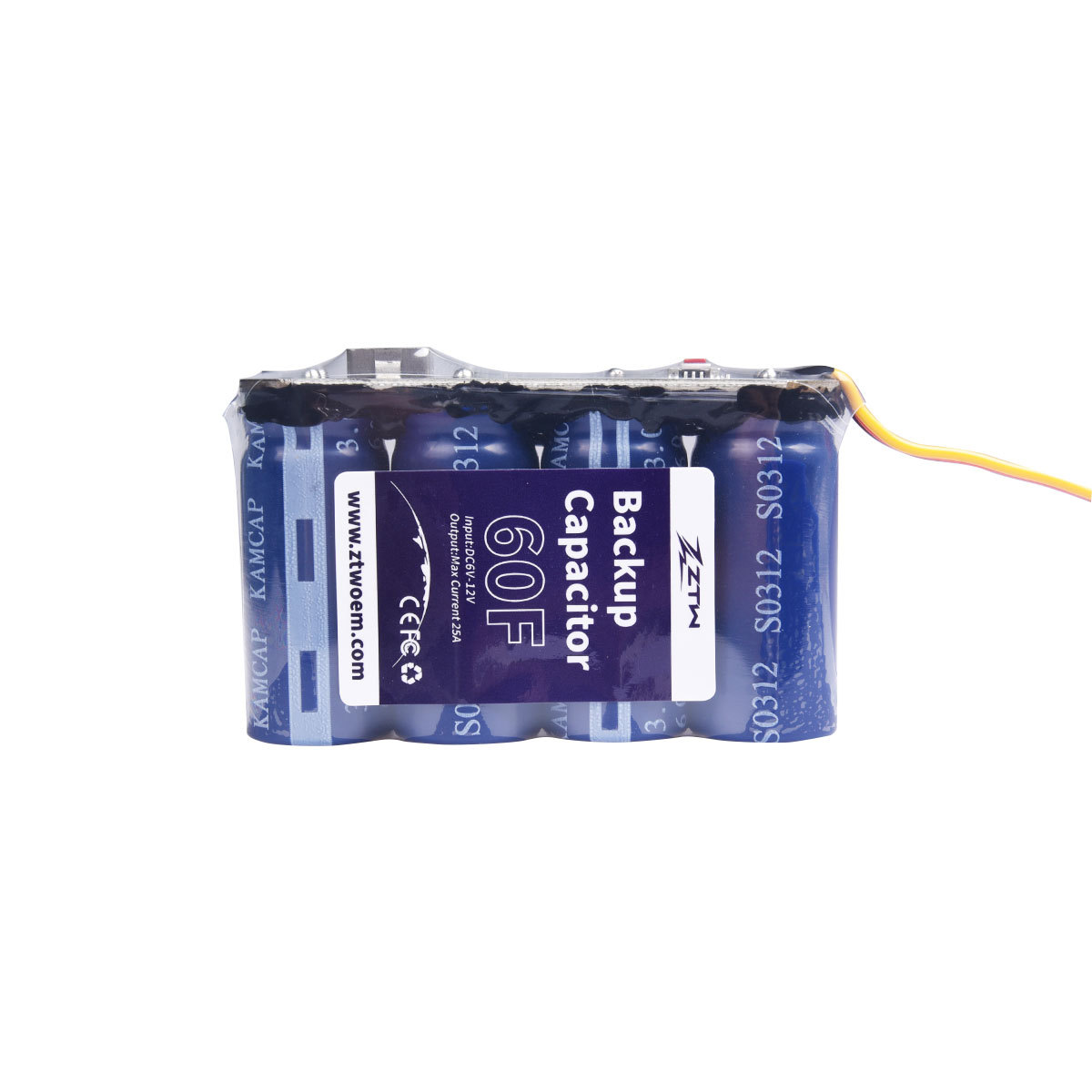 Zhongtewei Model Helicopter Backup Capacitor 25F 60F 12V for RC Aircraft Rescue - Image 3