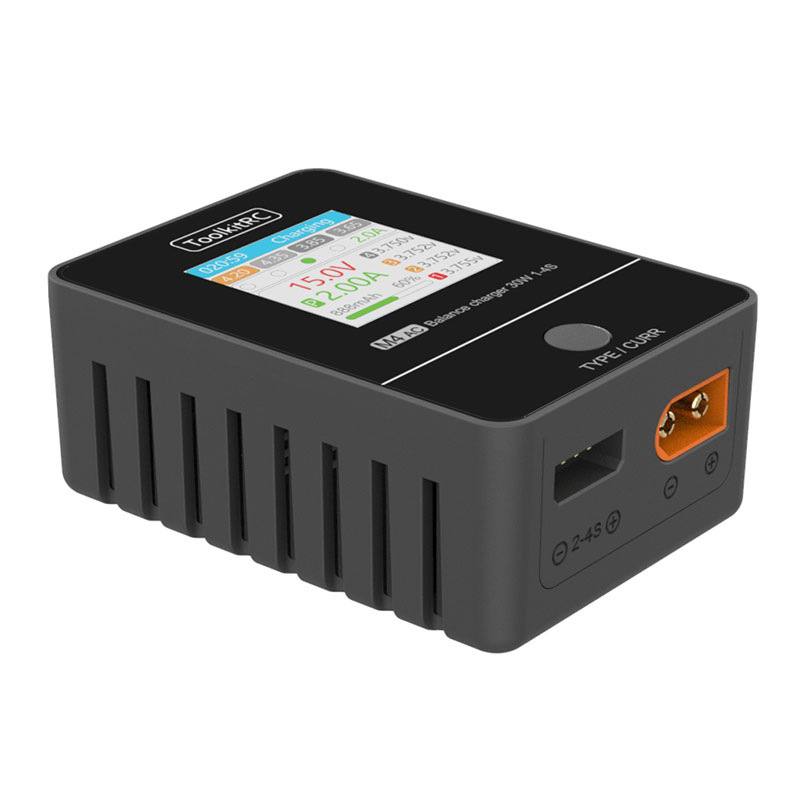 ToolkitRC M4AC Balance Charger 2S 4S Lipo Battery AC Input 2.5A 25W Output IPS Screen for RC Aircraft - Image 2