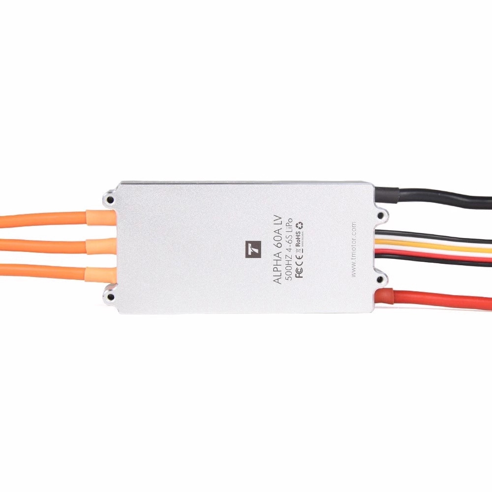 T-Motor Alpha 60A 6S Drone Waterproof ESC Brushless Sine Wave Electronic Speed Controller - Image 2