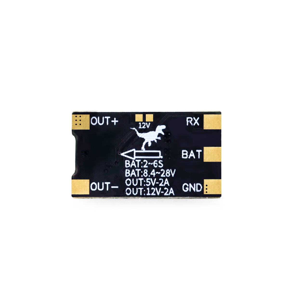 HGLRC 5-12V BEC Control Drone Racing Drone Dual Voltage Switching BEC Step Down Module - Image 2