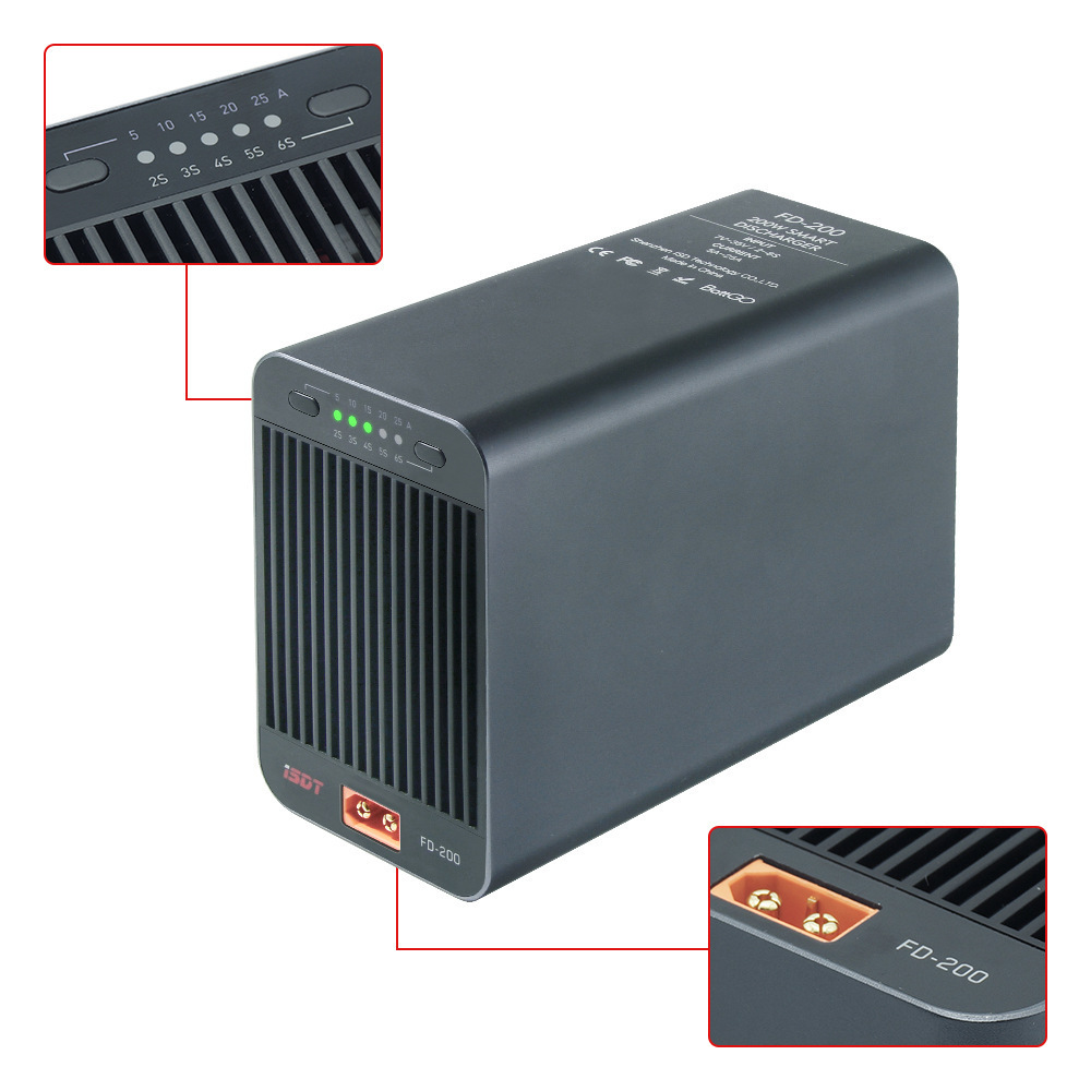 Ister ISDT FD 200W Smart Lithium Battery Discharger Bluetooth Control - Image 4