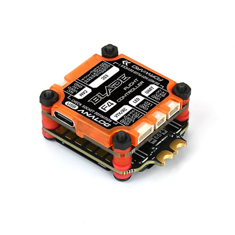Контролер польоту Rushfpv Blade F405 з аналоговим та цифровим керуванням, 50А, F4 ESC – вежа для FPV-дронів - Image 4