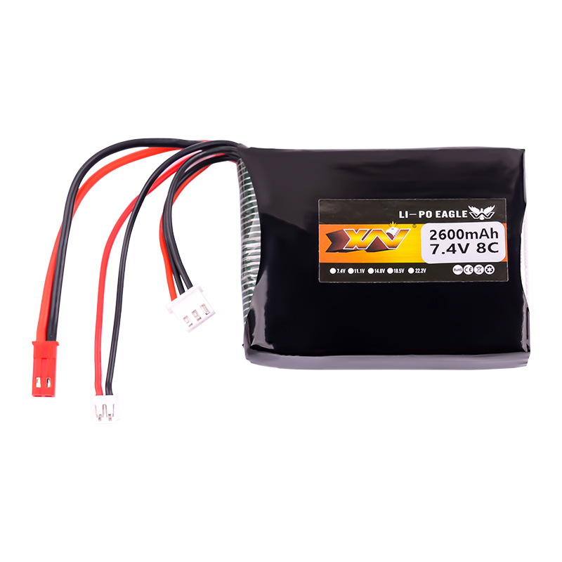 Eagle King Lithium Battery 2S 7.4V 2600Mah 8C for Spektrum Dx7S Remote Control Aircraft Model - Image 5