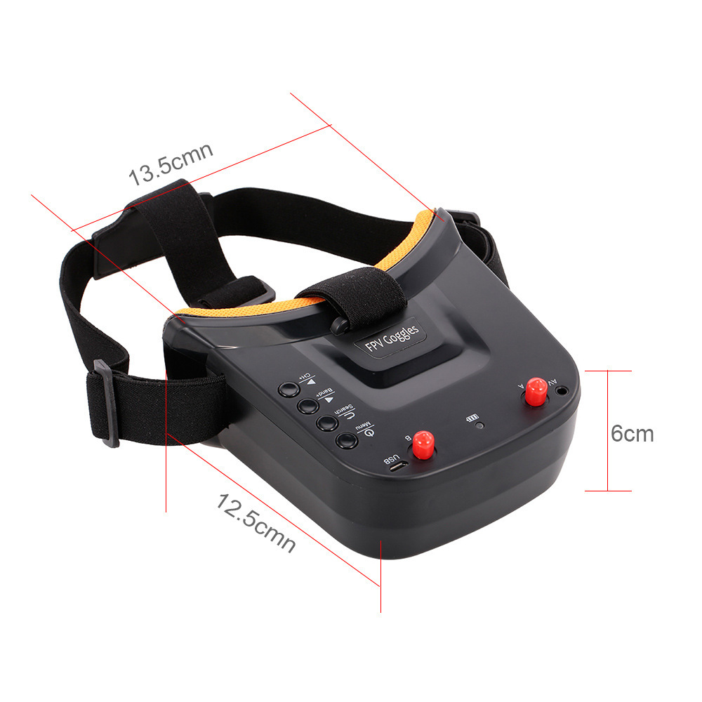 VR009 5.8G FPV Goggles for Drone Motorcycle Boat Image Reception Display - Image 2