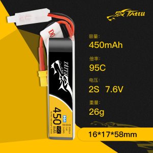 بطارية ليثيوم TATTU R LINE بسعة 300 مللي أمبير/ساعة، 75C، 3S1P، موصل XT30 للطائرات بدون طيار من نوع FPV