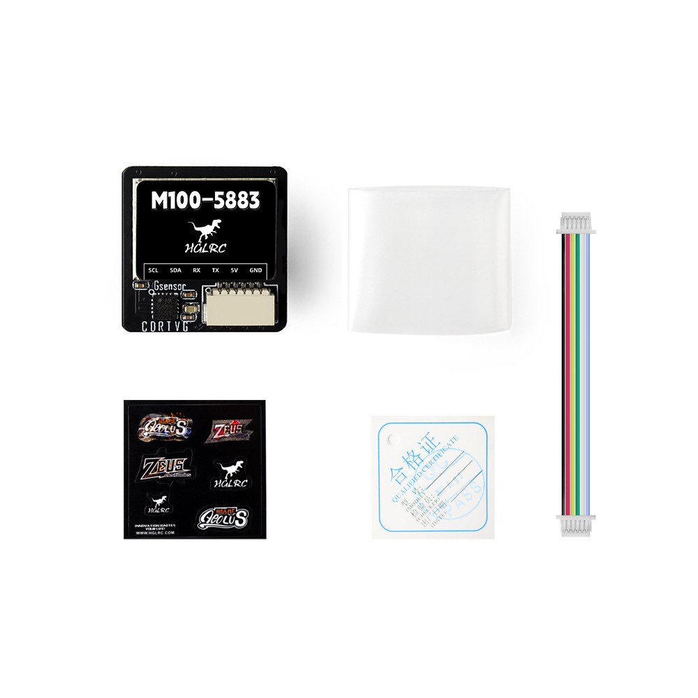 HGLRC M100 5883 GPS Module with Compass for FPV Fixed Wing Cross Machine - Image 5