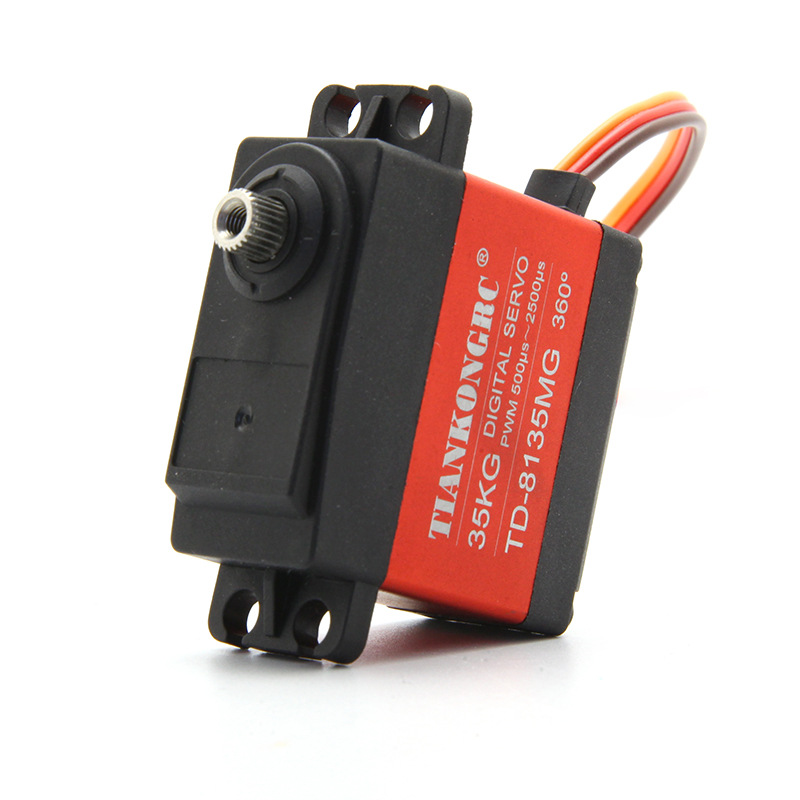 Sky TD 8120MG 20KG Digital Steering Gear High Torque Metal Shell Servo for FPV Robot Car Models 90 180 Degree Waterproof - Image 4
