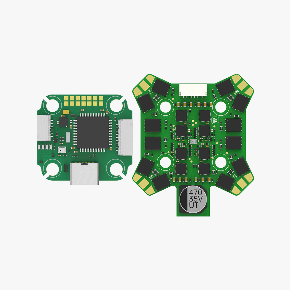 Контроллер полета iFlight Wing Flying Star Fox BLITZ Mini F7 и регулятор скорости E55R 55A – комплектующие для гоночных FPV-дронов - Image 4