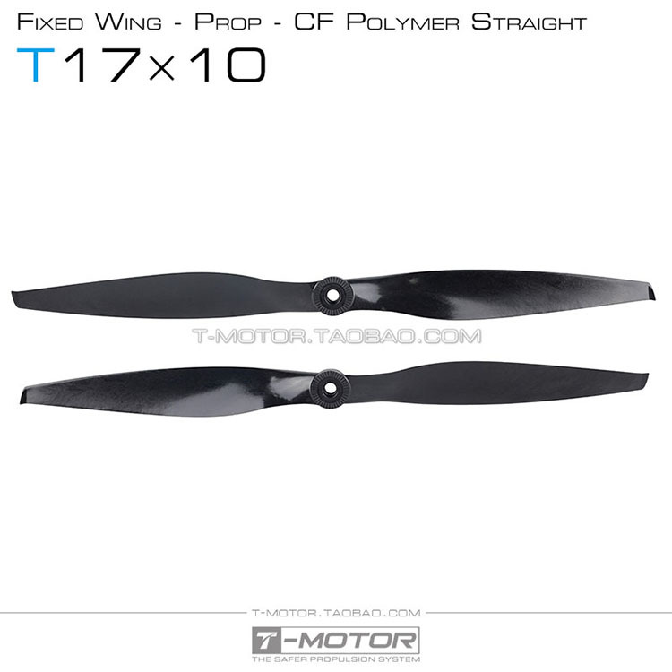 TMOTOR Fixed Wing Aircraft Propeller Forward Pull Backward Push Polymer Straight Paddle T17x10 - Image 3
