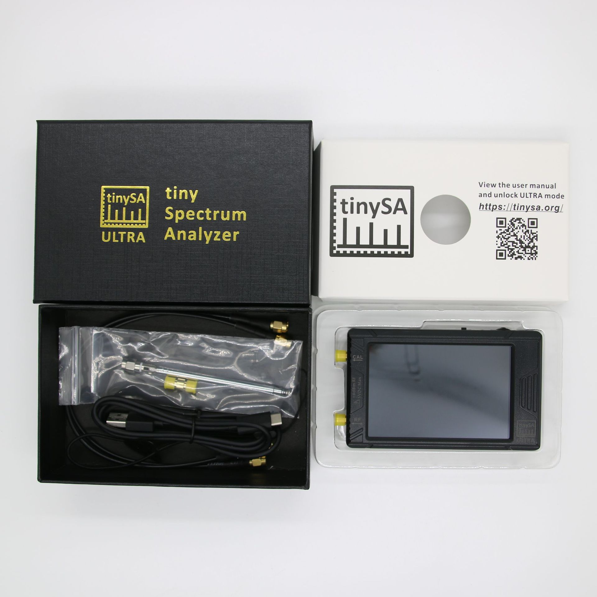TinySA ULTRA Plus 54GHz Handheld Spectrum Analyzer 100K 54GHz Detection Drone - Image 3