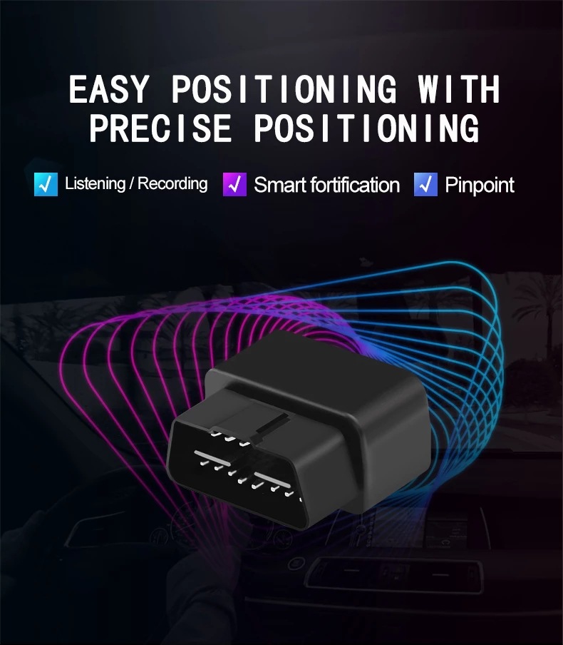 OBD Locator GPS Tracker Car Installation Free APP Tracking Electronic Fence 2G Communication - Image 3