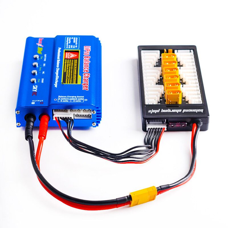 FPV Drone Lipo Battery Balance Charger Adapter Board XT60 Banana Plug Parallel Charging - Image 5