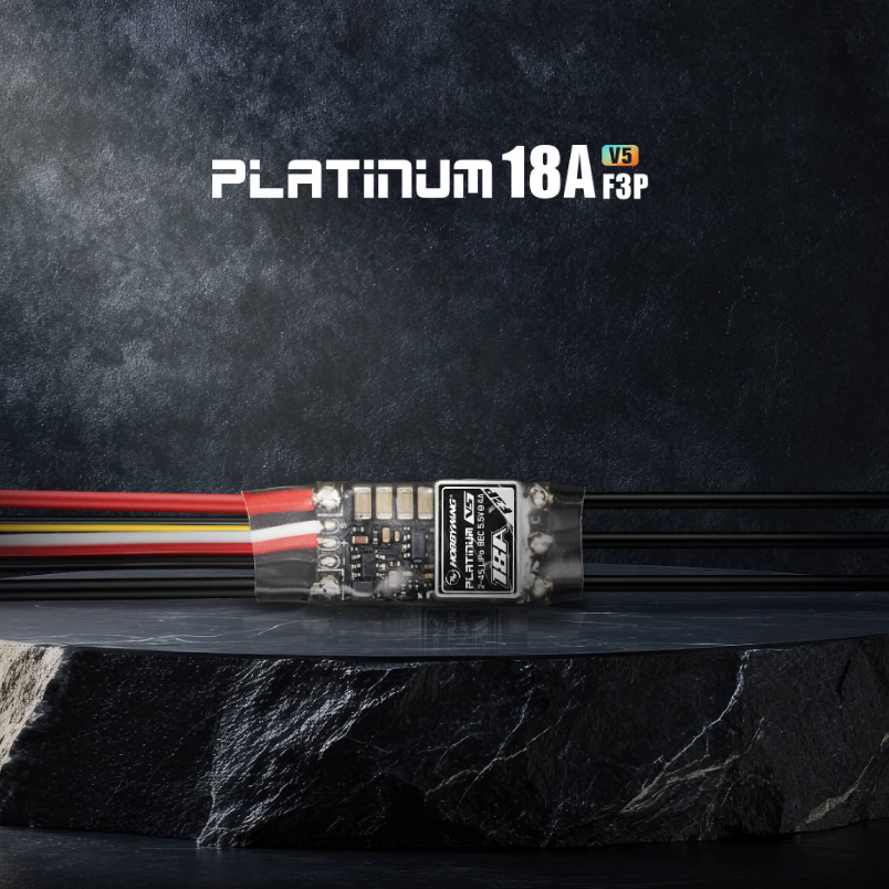 Hobbywing Platinum 18A V5 F3P Electronic Speed Controller for Racing Drone - Image 2