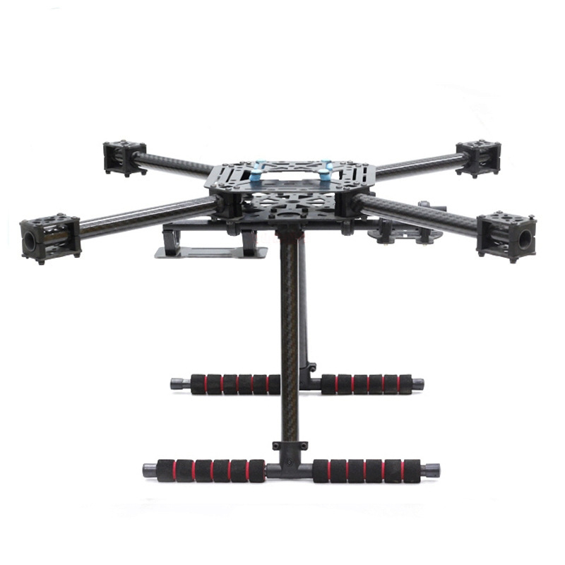 LJI X500 X4 S500 Carbon Fiber Frame Quadcopter with Electric Tripod Landing Gear - Image 2