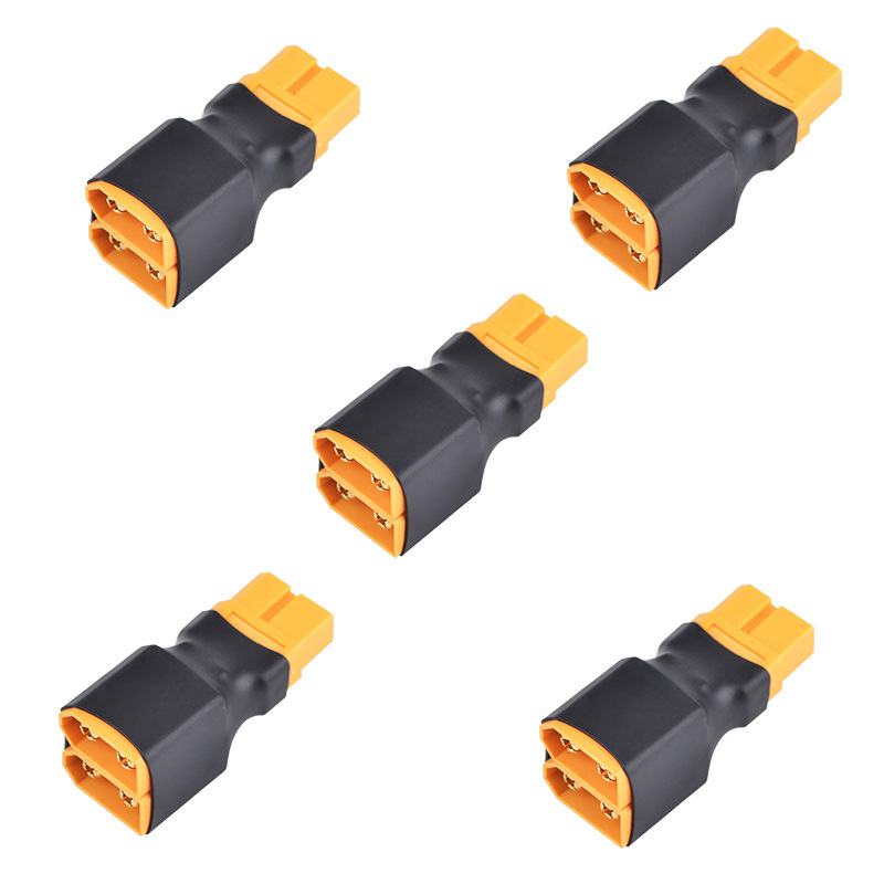 Переходник для параллельного подключения аккумуляторов LiPo с разъемами T Plug и XT60 – 1 женский, 2 мужских и наоборот для моделей RC - Image 3