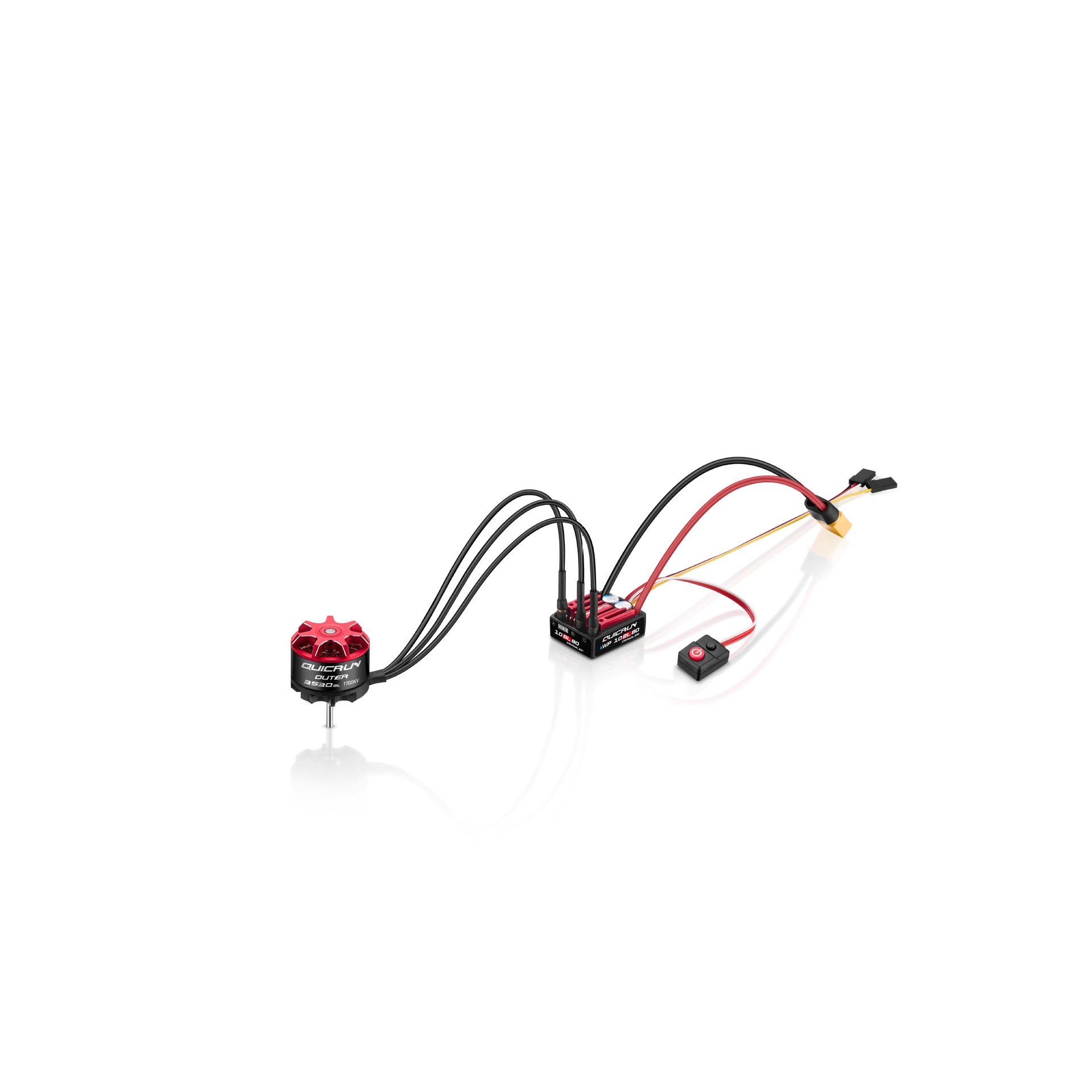 Hobbywing Quicrun WP10BL80 Crawler 1 10 Climbing Car ESC 80A - Image 4