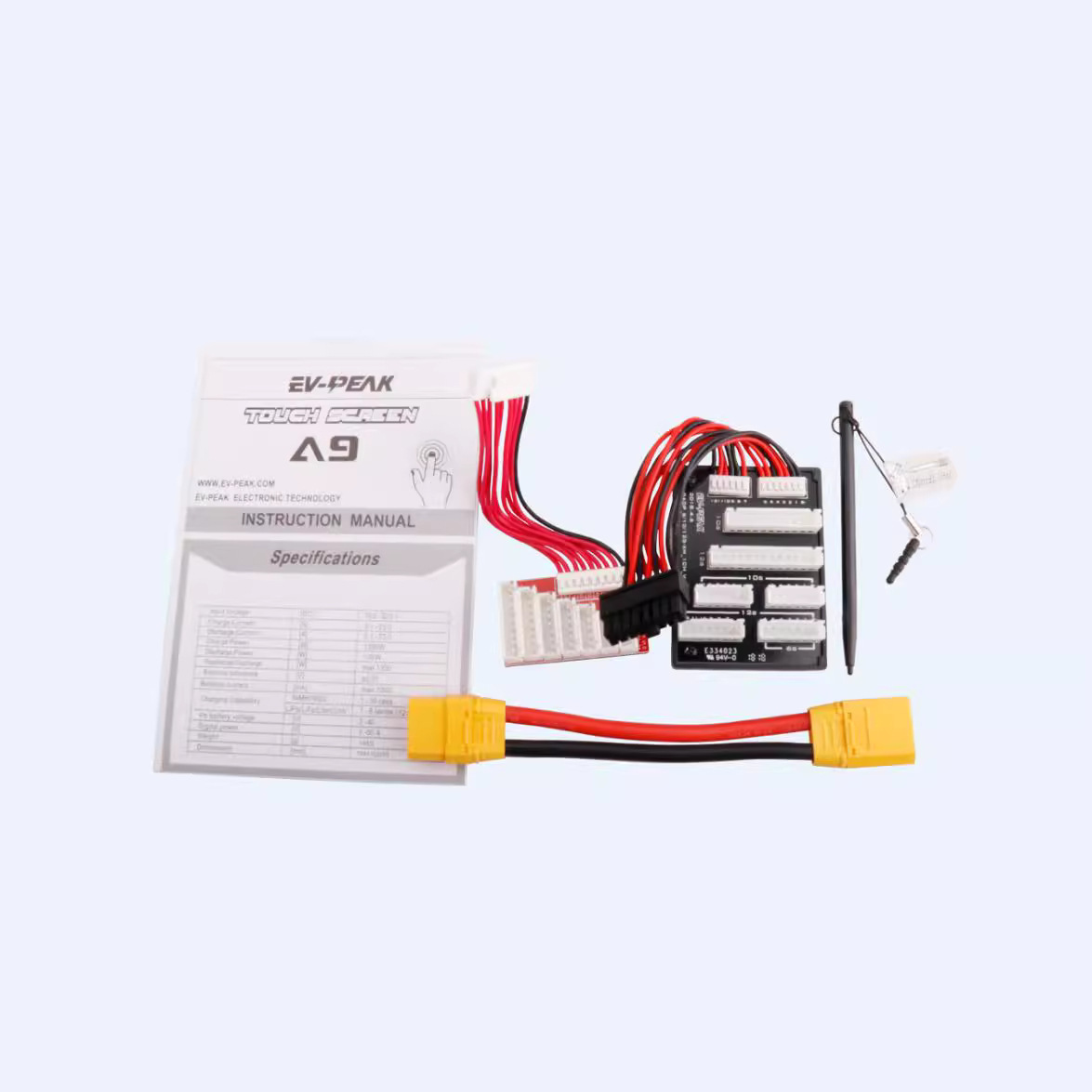 A9 Model High Power 435V Touch Balance Charger 1-8S 10-12S Lithium Battery Interface - Image 3