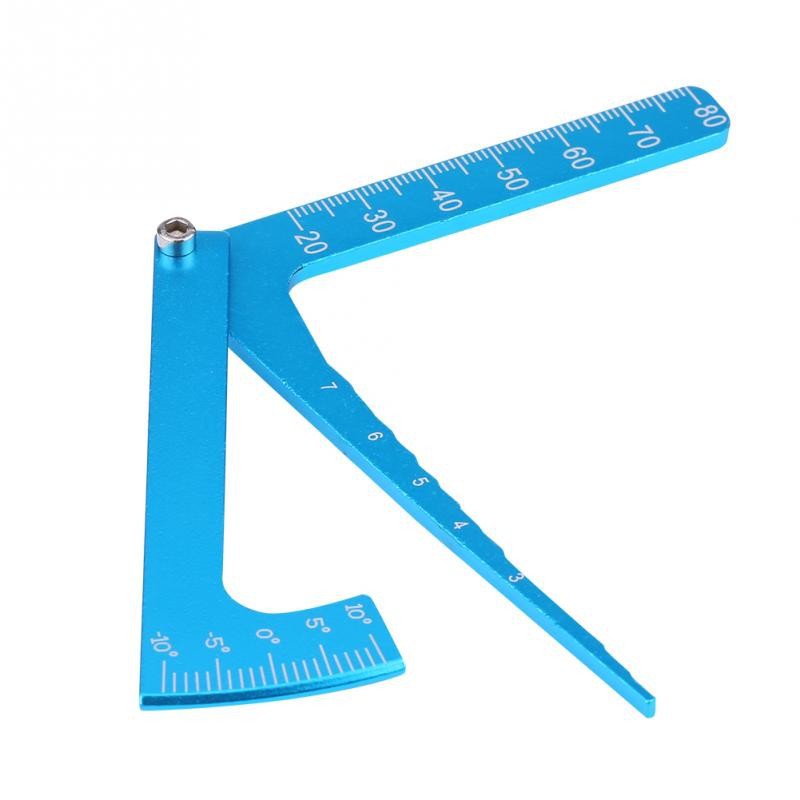 RC Model Car 3 in 1 Measuring Tool Metal Shunting Ruler Adjustable Frame Height Tire Inclination - Image 5
