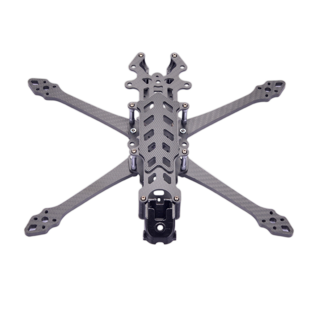 UAV Traversing Machine FPV Frame 7 inch Carbon Fiber 303mm Four Axis Frame 5mm Arm - Image 5