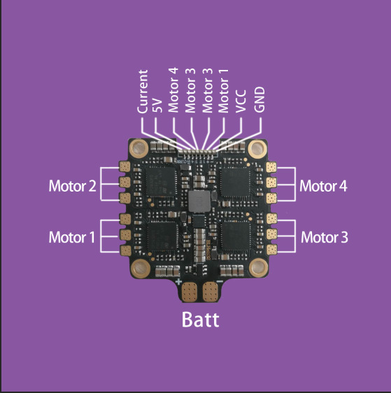 HAKRC BLHeli32 50A 4in1 ESC DShot1200 for FPV Racing Drone - Image 3