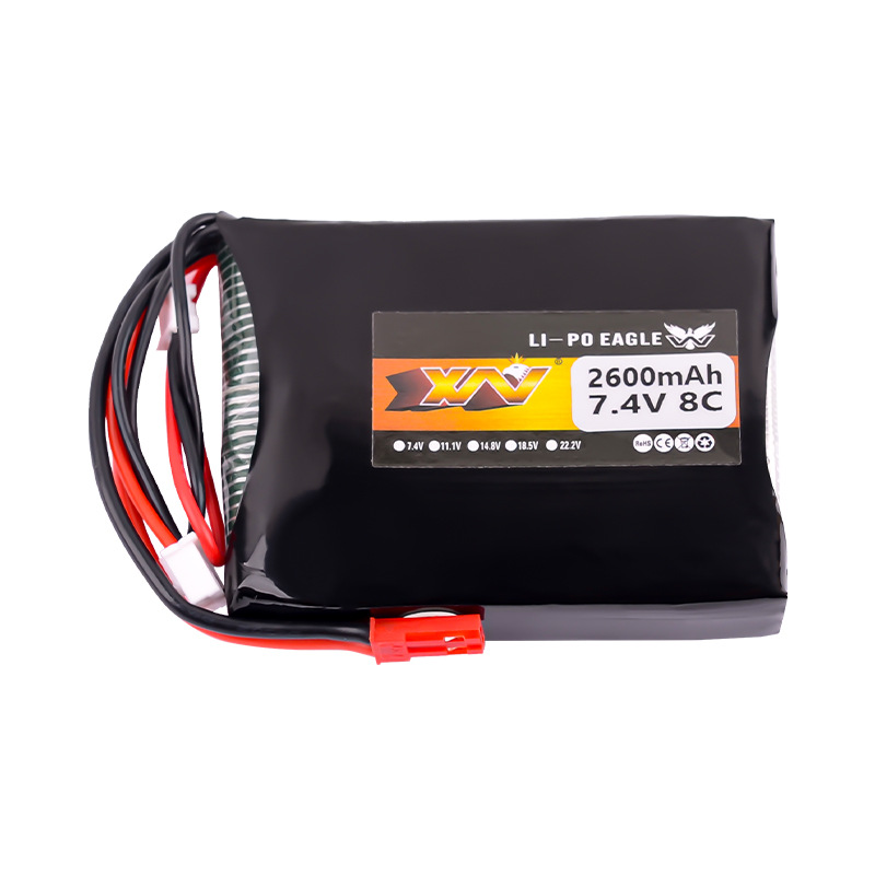 Eagle King Lithium Battery 2S 7.4V 2600Mah 8C for Spektrum Dx7S Remote Control Aircraft Model - Image 2