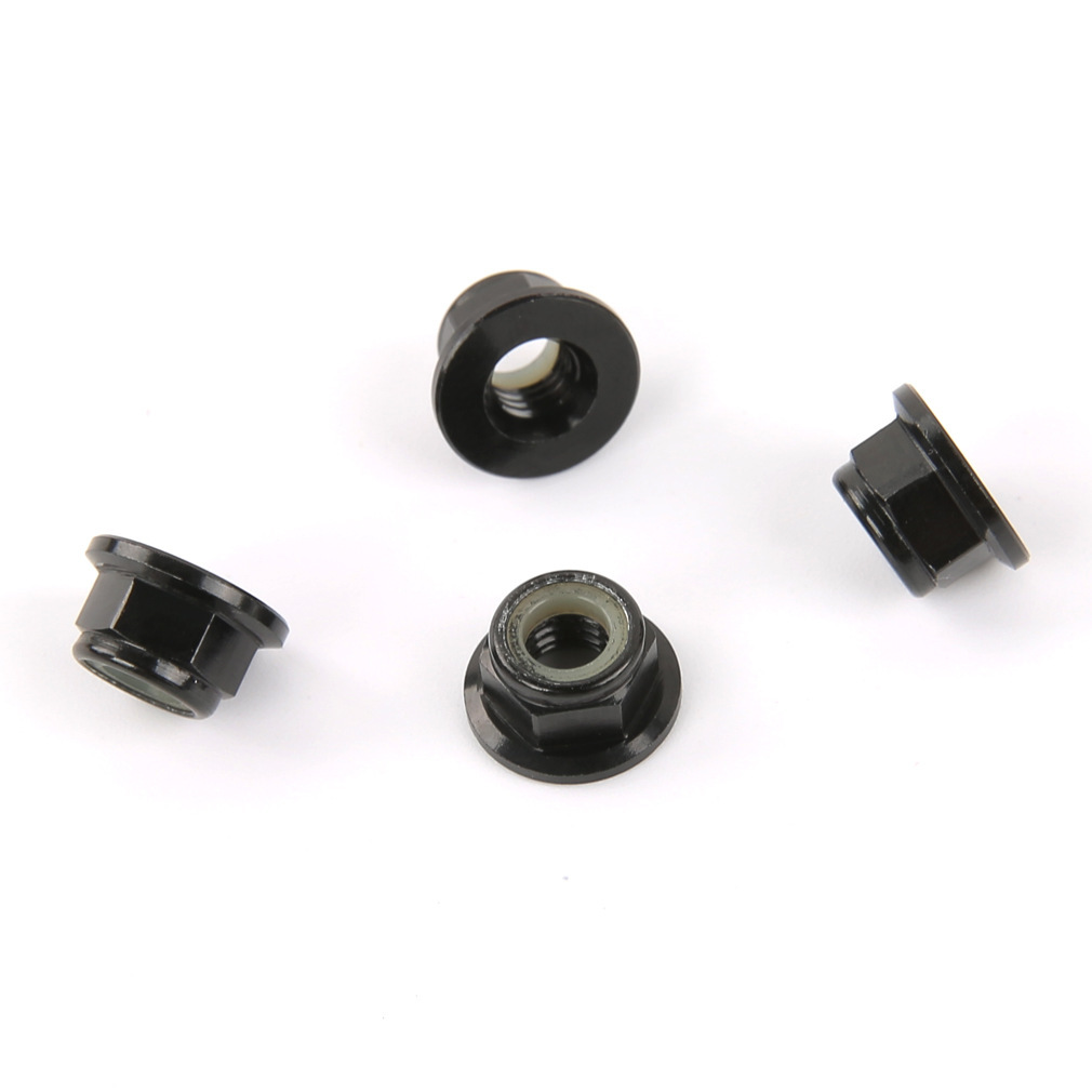 M5 Flange Positive Negative Thread Lock Nut Self Locking Rubber Ring Anti Back Decoration Screw Cap 6061 Aluminum Alloy - Image 4
