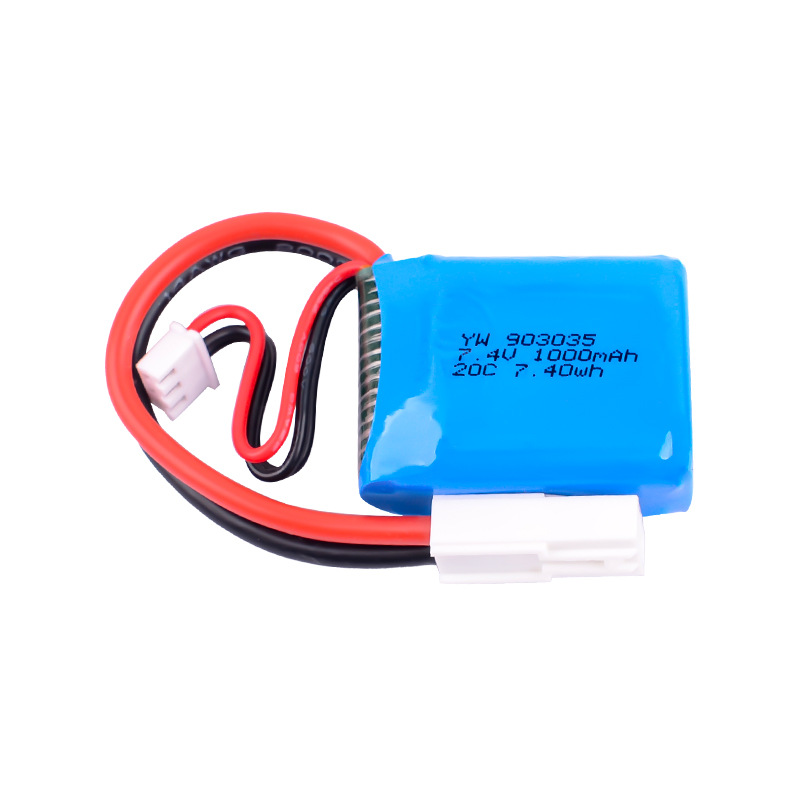 2S 7.4V 1000mah 20C Lithium Battery for Udi Udi901 904 Udi001 Remote Control Boat Accessories - Image 2