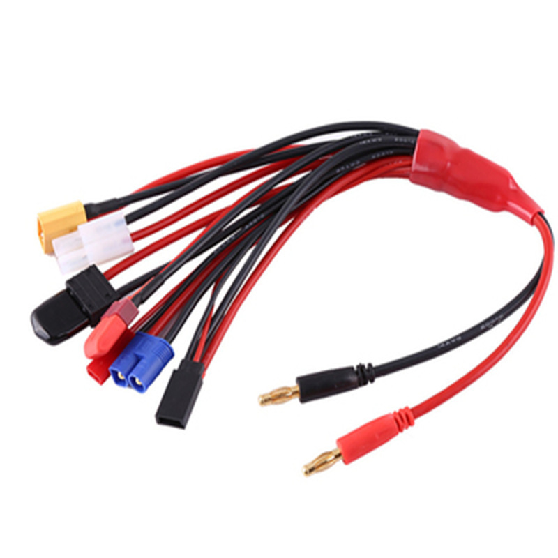 1 to 8 RC Lipo Battery Multi Charger Cable B6 Plug Conversion Lead 4mm Banana Head for Model Car XT60 - Image 5