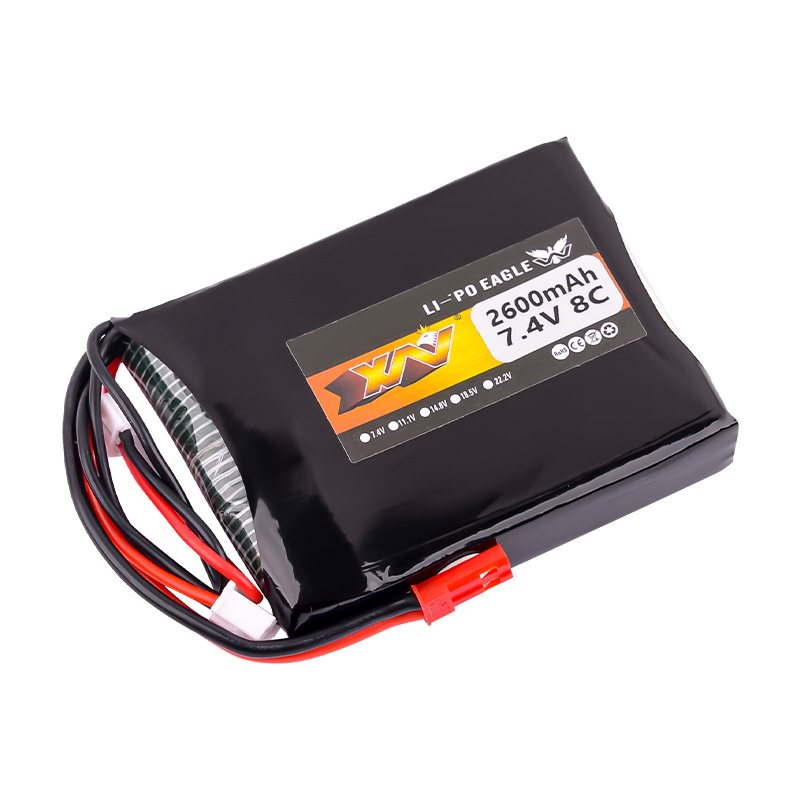 Eagle King Lithium Battery 2S 7.4V 2600Mah 8C for Spektrum Dx7S Remote Control Aircraft Model - Image 4