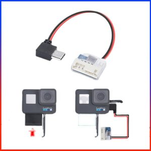 BEC Power Supply Adapter Cable for FPV Drones Compatible with GoPro 6 7 8 9 10 11 Type C Connector