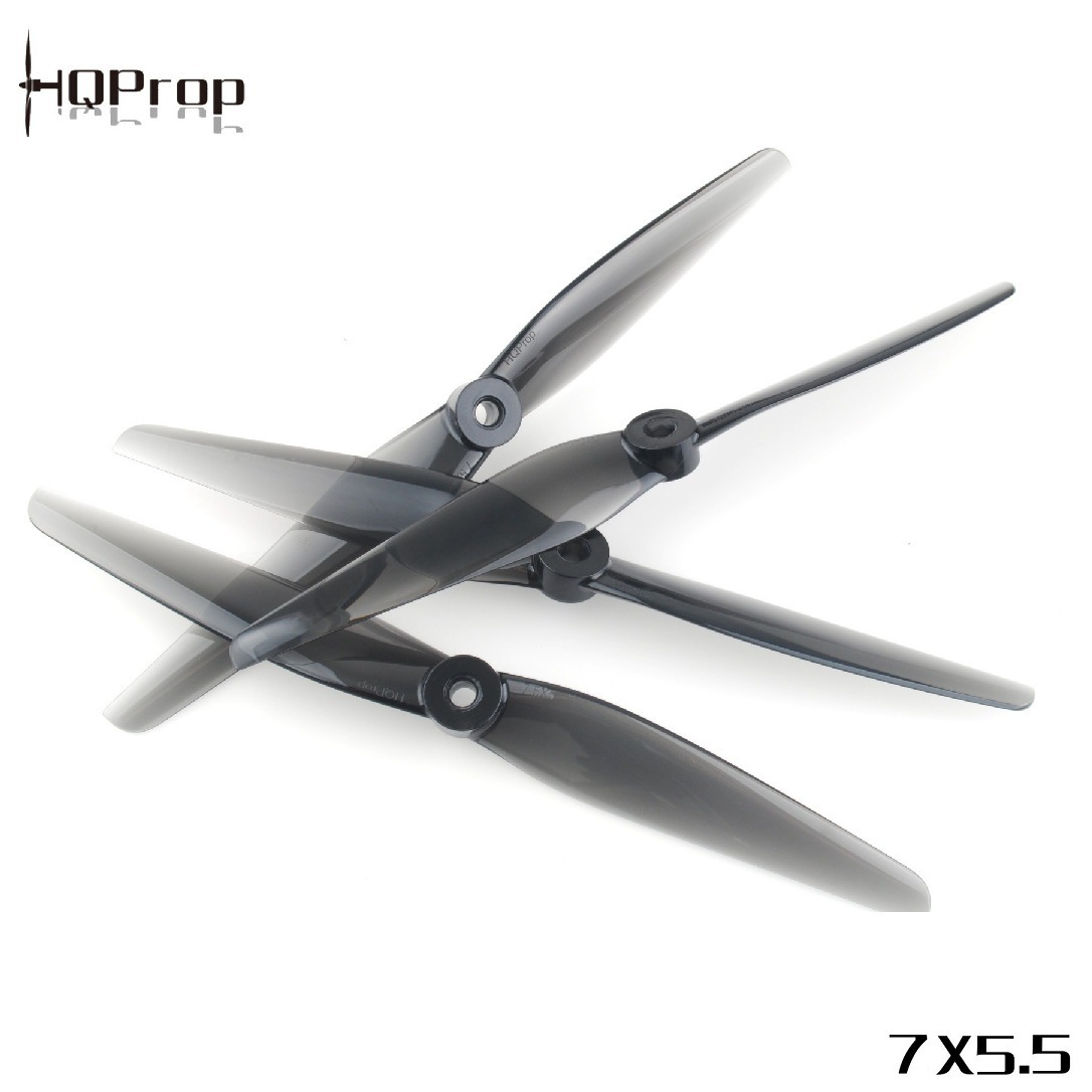 Hqprop 7X5.5 Light Grey 7055 Two-Blade Propeller 7inch 2 Positive 2 Negative Classic Gray - Image 2
