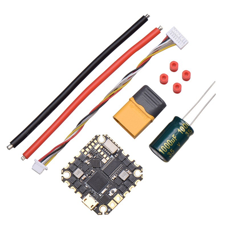JHEMCU GH743AIO H7 3 6S AIO Brushless Flight Control 40A BEC Dual Way for Toothpick Crossing Machine - Image 4