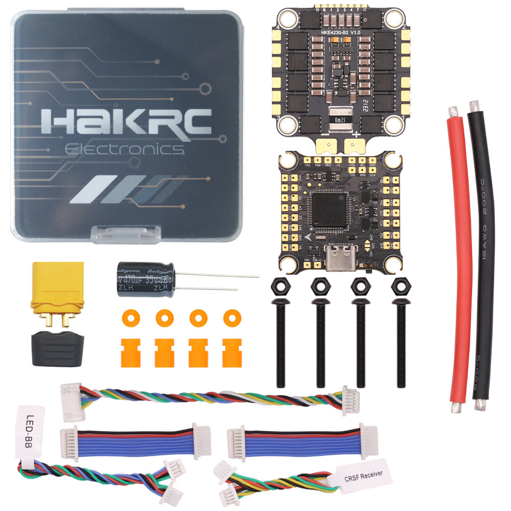 HAKRC BLHeli 32bit 65AF7 V2 Flight Tower 2 6S FPV Racing Drone AIO - Image 5