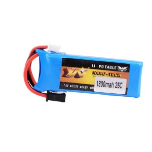 Lehui Dagger MAC10 elektrische Spielzeug-Maschinenpistole – 7,4 V, 1800 mAh, 25C LiPo-Akku