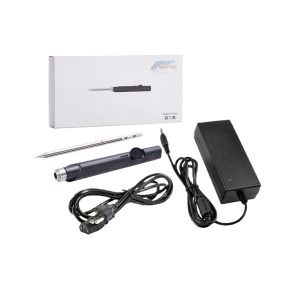 SH72 Portable Electric Soldering Iron 65W Constant Temperature Adjustable DC5525 Interface 12 24V with Power Adapter