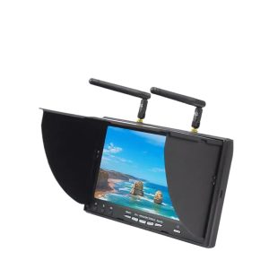 LCD 5802D FPV Monitor 5.8G Integrated 7 inch Handheld Screen Aerial Display Dual Receiving