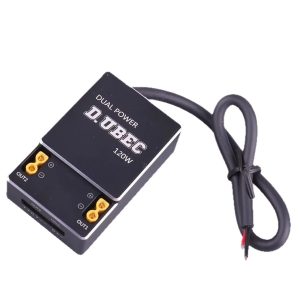 Dubec Dual Output Ammeter Power Module 4-18S Input for UAV Flight Control Aircraft Models