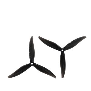 GemFan Ganfeng 7043 Three Blade Propeller 7x4x3 7 Inch Midnight Black Two Pair Pack