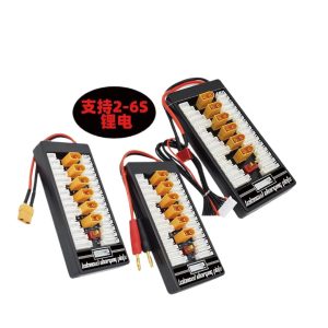 FPV Drone Lipo Battery Balance Charger Adapter Board XT60 Banana Plug Parallel Charging