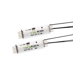 FrSky TW R10 SR10 Dual 2point4G Band Twin Receiver 10Channel Fixed Wing RC Transmitter Accessory