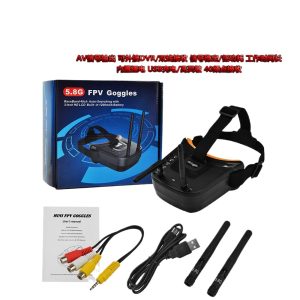 VR009 FPV-Videobrille – 3-Zoll-Display mit 480×320 Auflösung, 5,8 GHz und 40 Kanälen