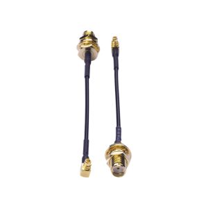 MMCX to SMA Adapter Straight Connector FPV Image Transmission Antenna Converter