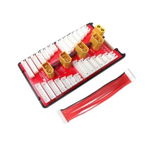 PG Model Aircraft 2-8S XT60 V2 Charging Board Balance Charger Expansion Adapter Simultaneous 4 Group Charging