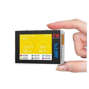 HOTA T6 Smart Balance Charger Dual Input 300W Lithium Battery DC PD